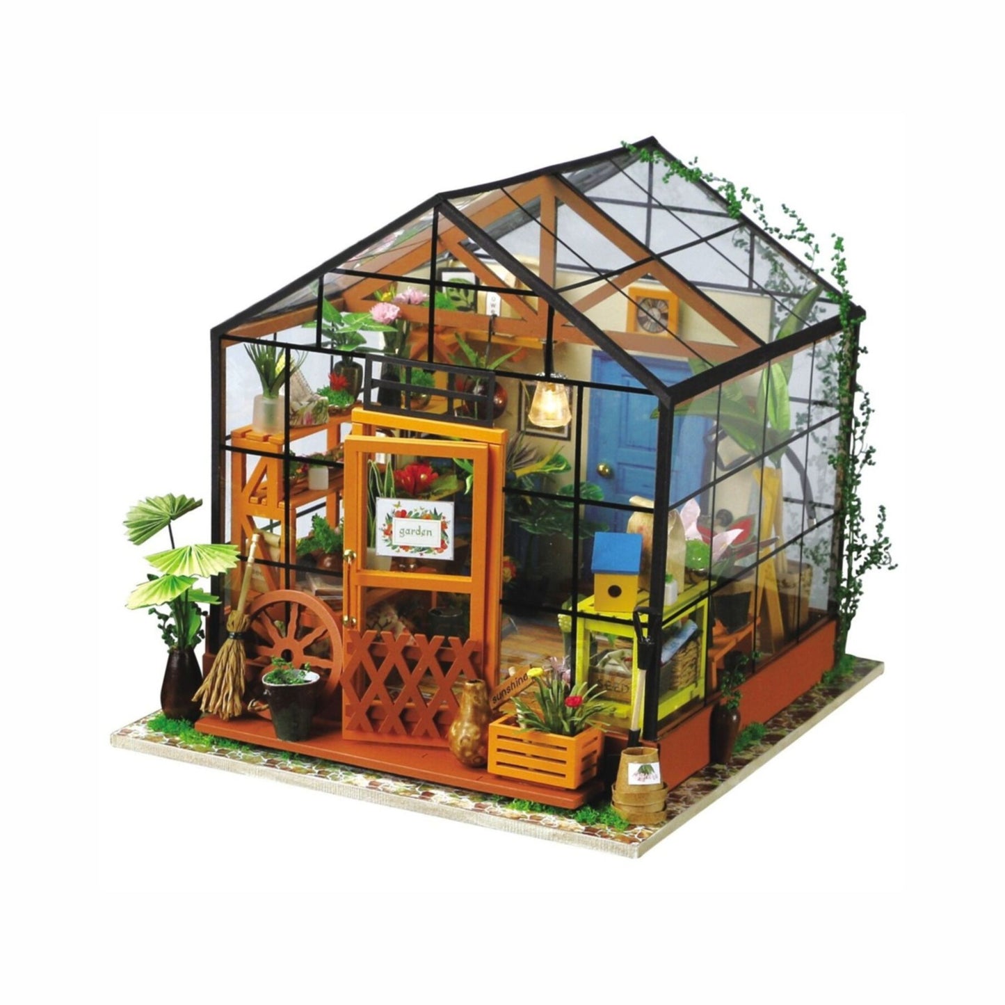 DIY Miniature House Cathy's Flower House - Robotime