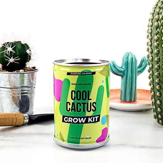 Grow Kit Cactus Grow Tin - Gift Republic