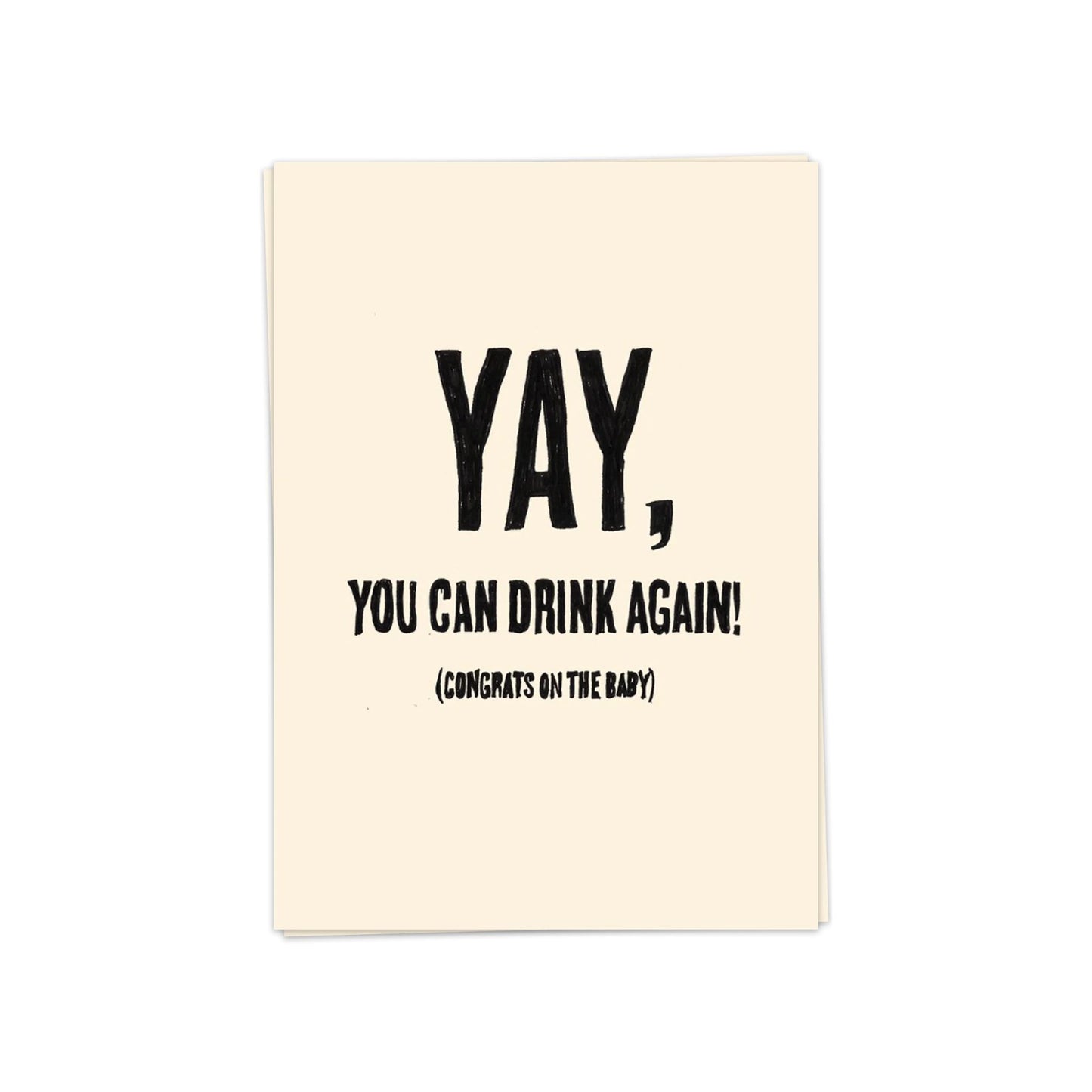 Card Yay, You Can Drink Again! - Map Blanche