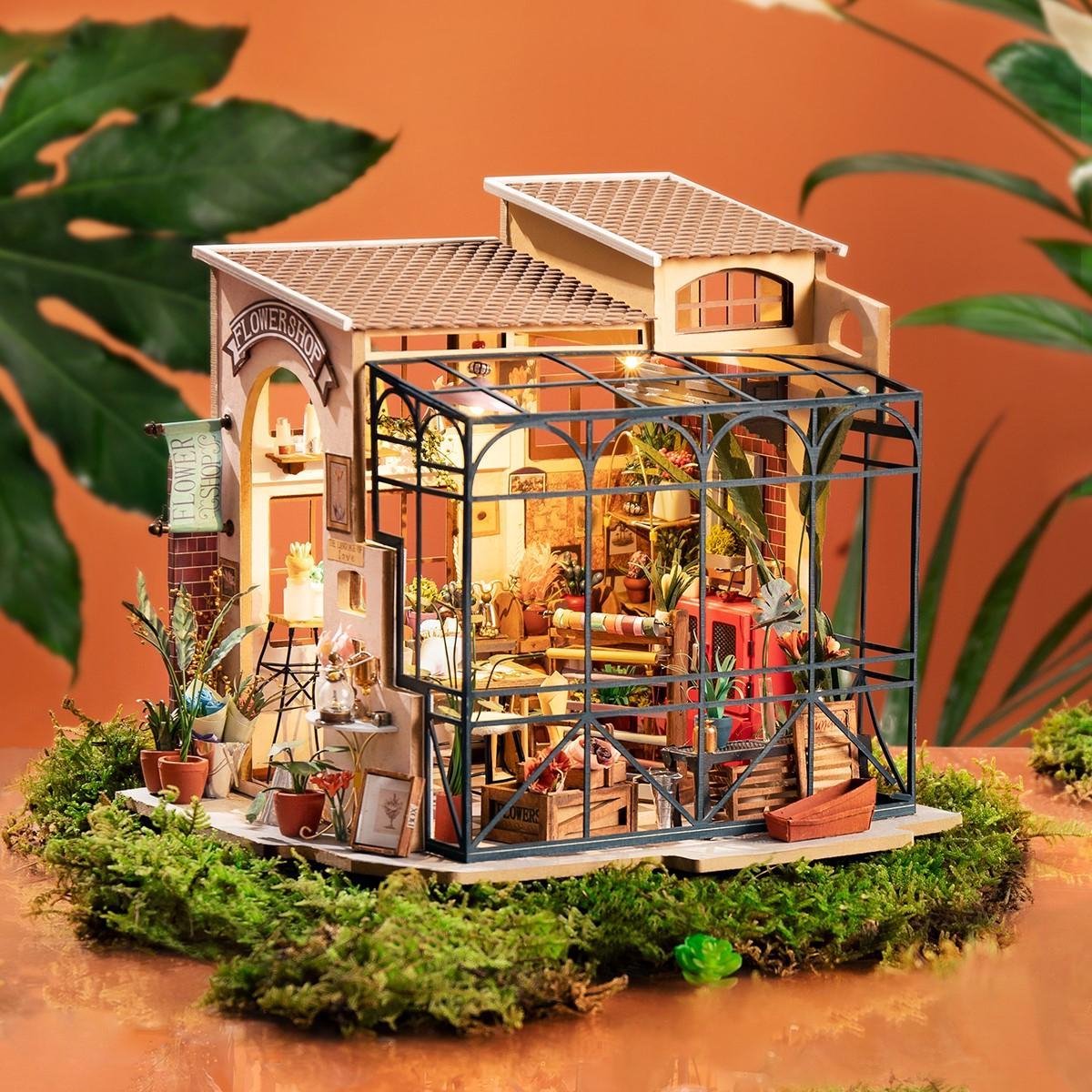 DIY Miniatuurhuis Emily's Flower Shop - Robotime