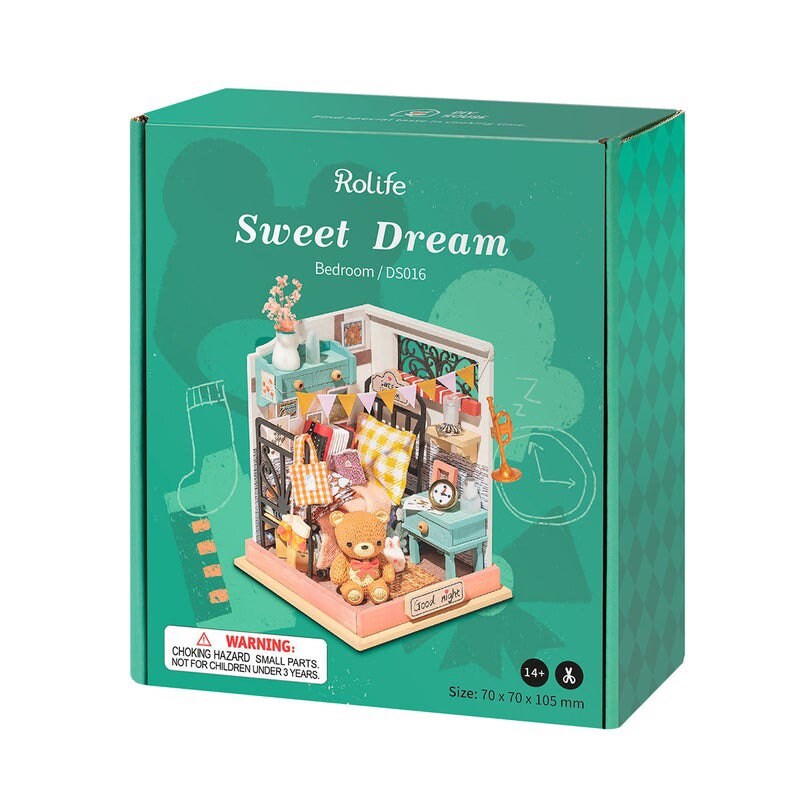 DIY Miniatuurhuis Sweet Dream (Bedroom) - Robotime