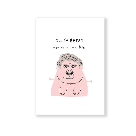 Card I'm So Happy - Eat Mielies