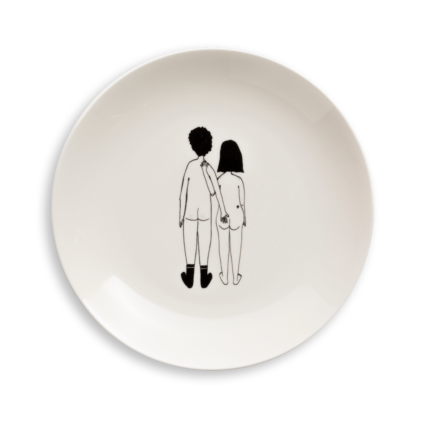 Plate Naked Couple - Helen B