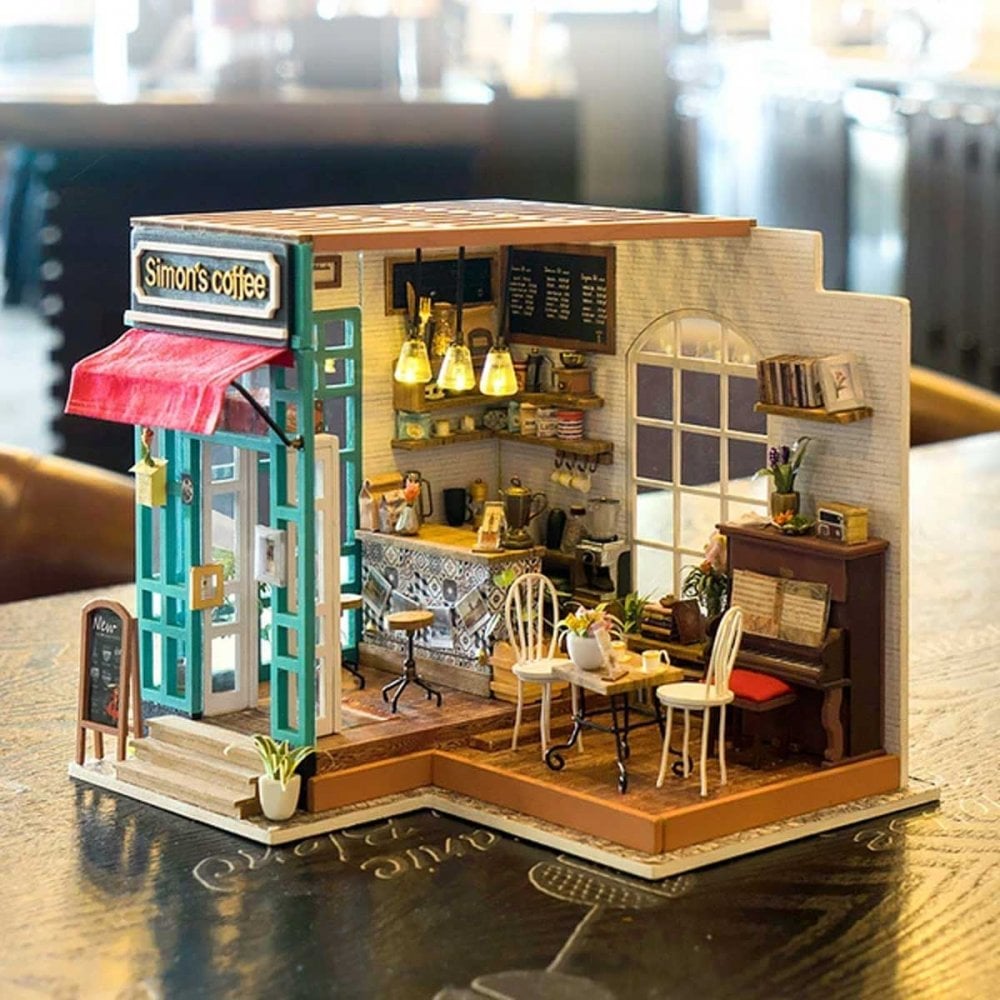 DIY Miniature House Simon's Coffeehouse - Robotime