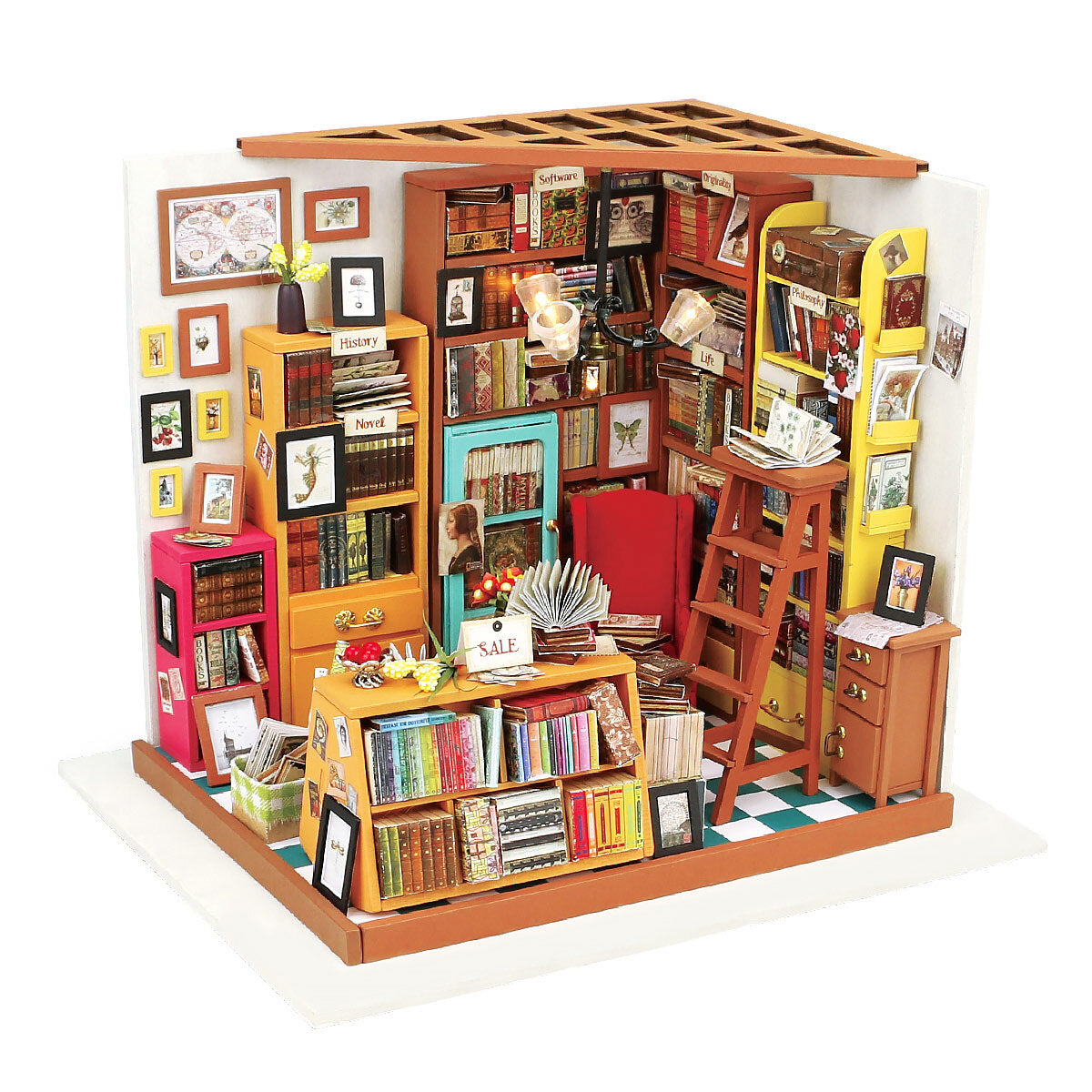 DIY Miniatuurhuis Sam's Study - Robotime