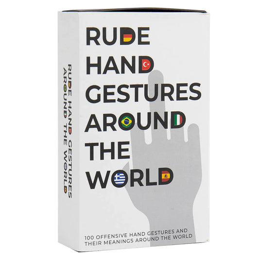 Rude Gestures Around The World Cards - Gift Republic