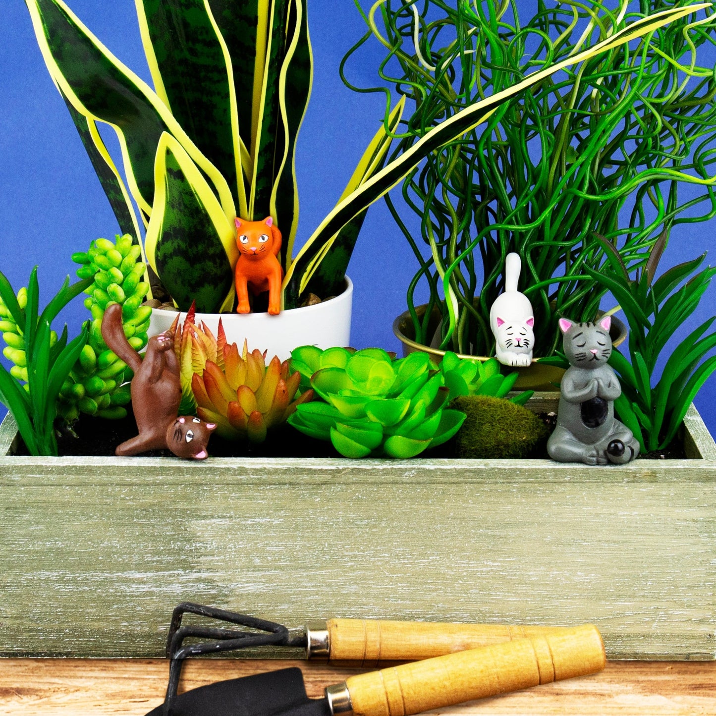 Plantdecoratie Yoga Cat - Gift Republic